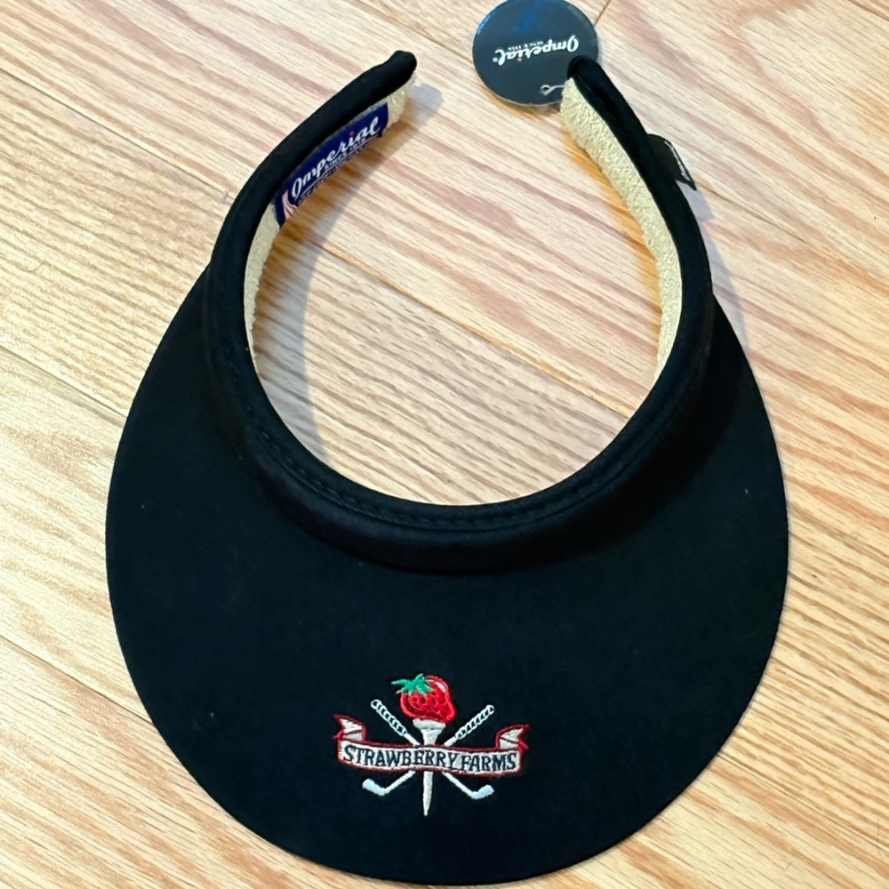 Organic Cotton Visor in Black
